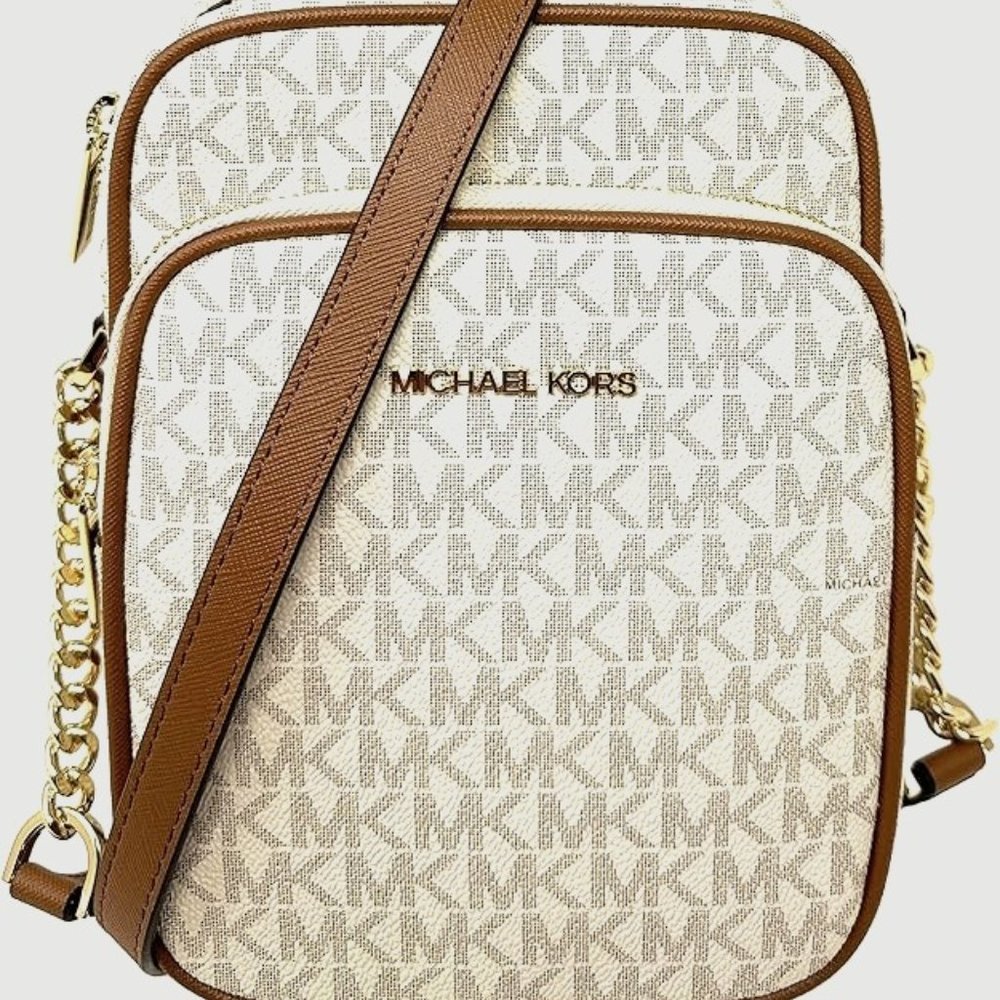Michael Kors Jet Set Travel Medium Logo Crossbody Bag